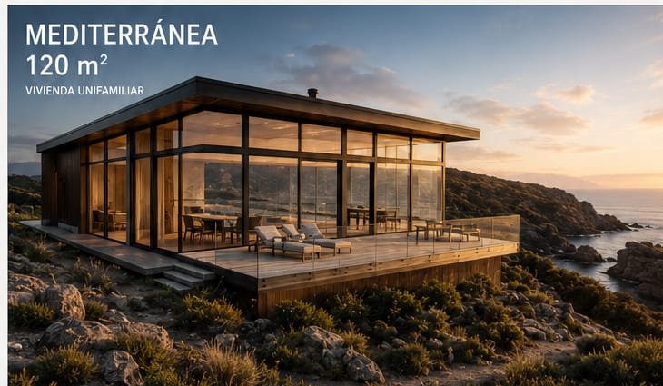 Modelo Mediterránea 120m²